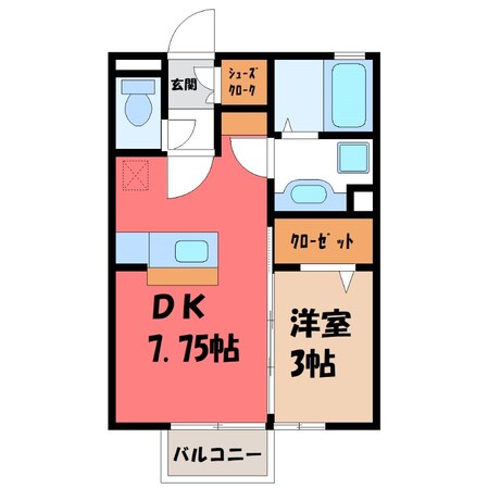 古河駅 徒歩20分 2階の物件間取画像